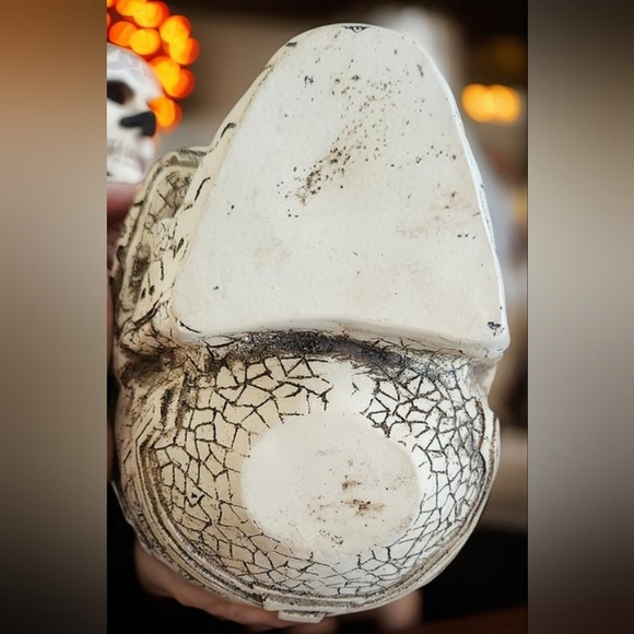 Mesoamerican Maya Aztec God's Skull Figurine 8" Long - Picture 8 of 13